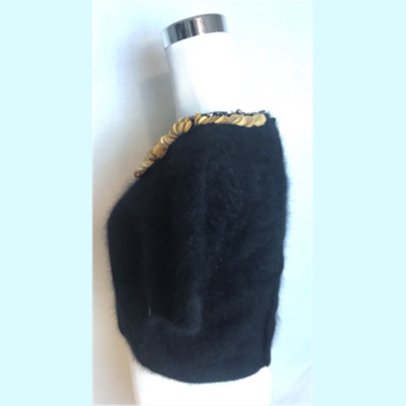 Cory Lynn Coulter Black Cashmere Blend Sweater - Picture 4 of 5